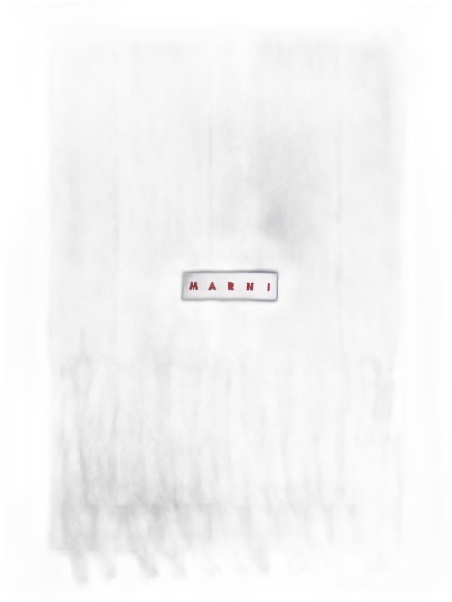 Marni Maxi Logo Scarf Glass